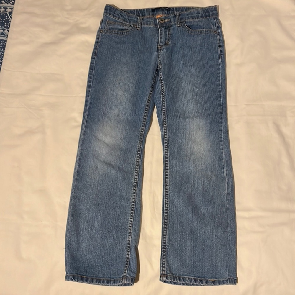 Basic Editions girls boot cut jeans Size 8 1/2.